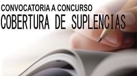 COBERTURA DE SUPLENCIA – Supervisor de zona de Primaria y Educación Musical