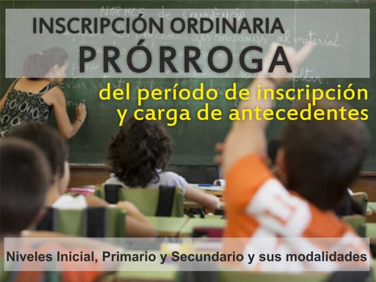 Tras los reclamos, el CGE dispuso la prórroga del período de inscripciones ordinarias