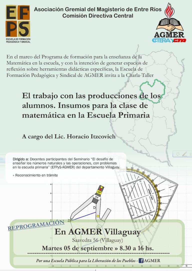 Charla taller con Horacio Itzcovich en Villaguay