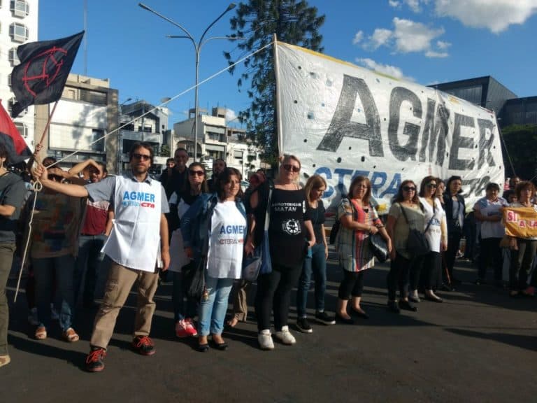 AGMER presente en la marcha contra los Agrotóxicos