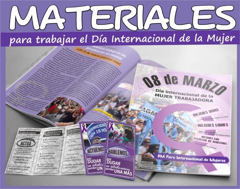 Materiales de AGMER para trabajar el 8 de marzo » Día Internacional de la Mujer
