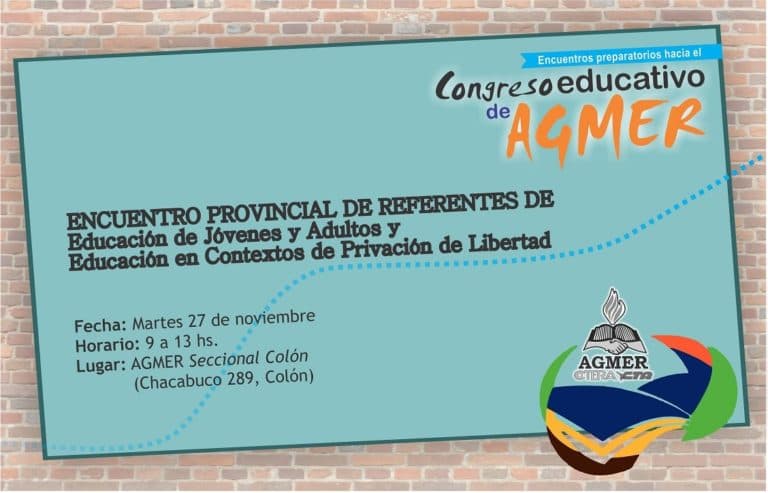 Encuentro provincial de Educación de Jóvenes y Adultos y Educación en contextos de Privación de Libertad