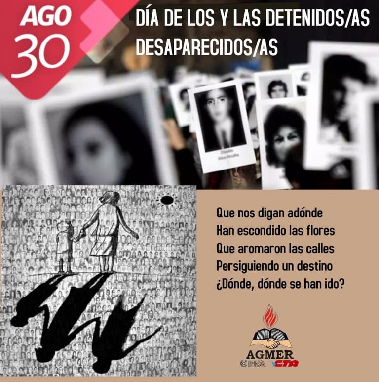 30 de agosto: Día de los y las detenidos/as desaparecidos/as