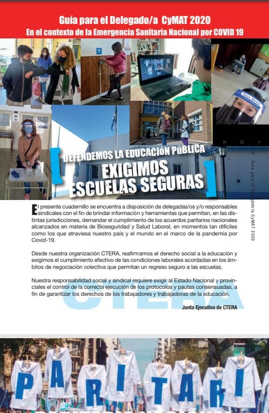 Guía para delegados y referentes de salud laboral en el contexto de emergencia sanitaria por el Covid 19
