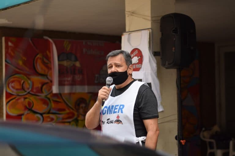 Concentración en defensa de la Caja