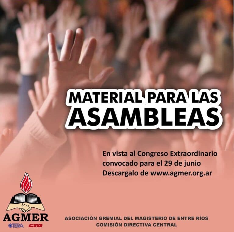 Material para las asambleas escolares y departamentales