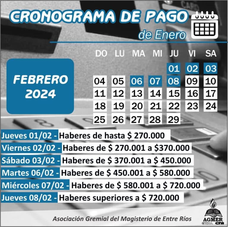 Mañana comienza el pago de haberes