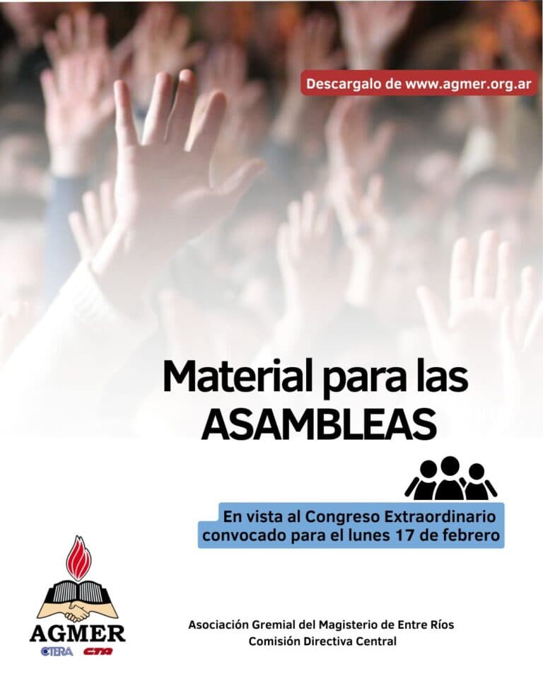 Material para las asambleas